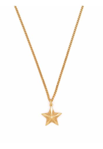 Emanuele Bicocchi gold-plated star pendant necklace - Oro