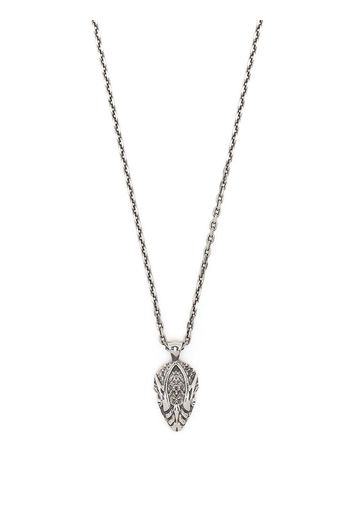 Emanuele Bicocchi serpent-pendant necklace - Argento