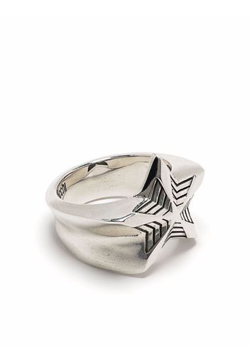 Emanuele Bicocchi sterling silver star ring - Argento