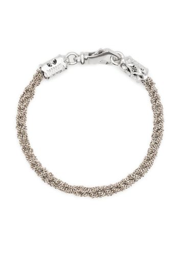 Emanuele Bicocchi crocheted wraparound bracelet - Argento