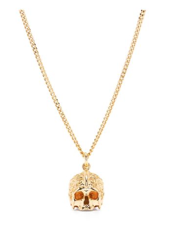 Emanuele Bicocchi Collana con pendente Gold Medium Arabesque Skull - Oro