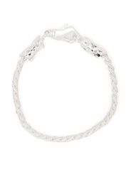 Emanuele Bicocchi ice braided bracelet - Argento