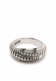 Emanuele Bicocchi pyramid-spiral ring - Argento