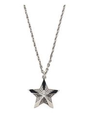 Emanuele Bicocchi star-pendant necklace - Argento