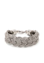 Emanuele Bicocchi flat braided-design bracelet - Argento