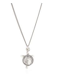 Emanuele Bicocchi Coin Cross silver-tone necklace - Argento