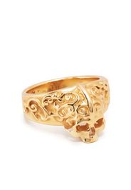 Emanuele Bicocchi Anello Gold Small Arabesque Skull - Oro