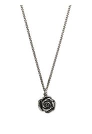 Emanuele Bicocchi floral-pendant sterling-silver necklace - Argento