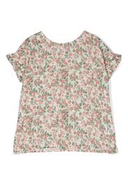 Emile Et Ida floral-print cotton blouse - Toni neutri