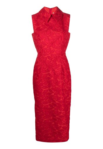 Emilia Wickstead Mason midi dress - Rosso