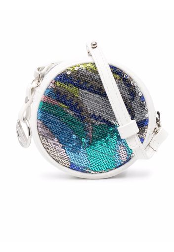 Emilio Pucci Junior sequin-embellished crossbody bag - Bianco