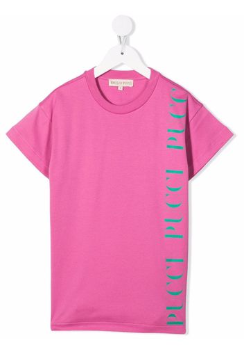 Emilio Pucci Junior T-shirt con stampa - Rosa