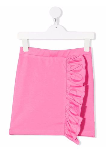 Emilio Pucci Junior ruffle-trimmed mini skirt - Rosa