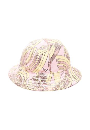 Emilio Pucci Junior graphic-print bucket hat - Rosa