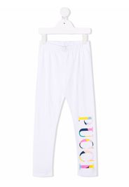 Emilio Pucci Junior Leggings con stampa - Bianco