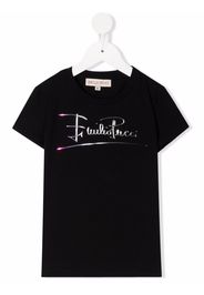 Emilio Pucci Junior embossed logo T-shirt - Nero