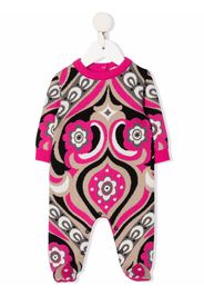 Emilio Pucci Junior abstract knit pajamas - Toni neutri