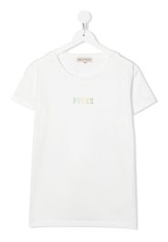 Emilio Pucci Junior logo-print T-shirt - Bianco