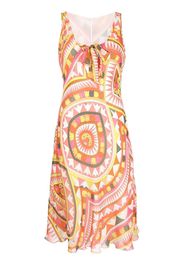 Emilio Pucci Pre-Owned Abito con stampa anni '70 - Rosa