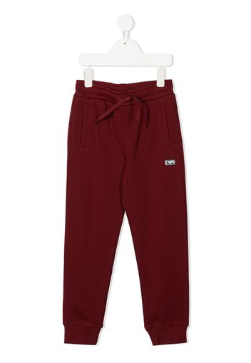 logo patch track trousers