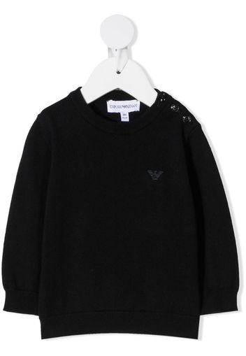 chest logo sweatshirt