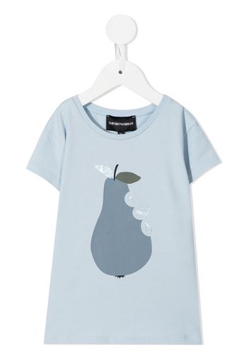 Emporio Armani Kids T-shirt con stampa - Blu