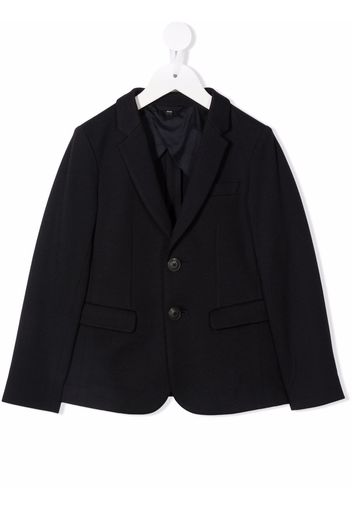 Emporio Armani Kids single-breasted blazer jacket - Blu