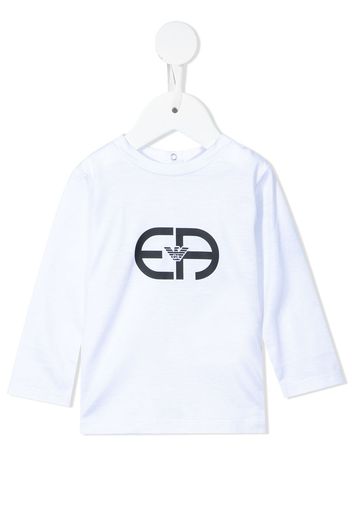 Emporio Armani Kids T-shirt con stampa - Bianco