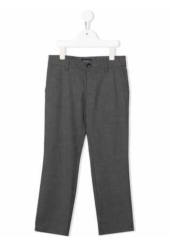 Emporio Armani Kids four-pocket tailored trousers - Grigio