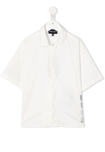 Emporio Armani Kids Camicia con stampa - Bianco