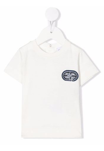 Emporio Armani Kids T-shirt con applicazione - Bianco