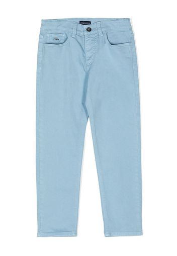 Emporio Armani Kids straight-leg jeans - Blu