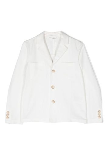 Emporio Armani Kids button-fastening long-sleeve blazer - Bianco