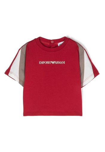 Emporio Armani Kids logo-print T-shirt - Rosso