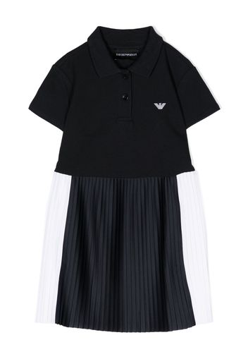 Emporio Armani Kids short-sleeve polo-shirt dress - Blu