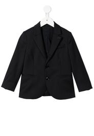 Paolo Pecora Kids single-breasted jersey suit - Blu two-piece cotton suit - Toni neutri
