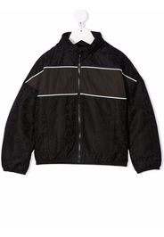 Emporio Armani Kids contrast-trim jacket - Nero