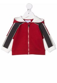 Emporio Armani Kids zip-up hooded track jacket - Rosso