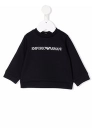 Emporio Armani Kids logo-print T-shirt - Blu