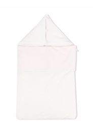 Emporio Armani Kids buttoned cotton sleep bag - Bianco