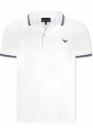 Emporio Armani Kids Polo con stampa - Bianco