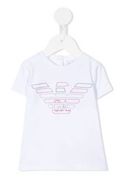 Emporio Armani Kids logo-print cotton T-shirt - Bianco