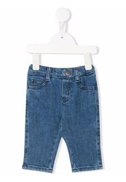 Emporio Armani Kids mid-rise slim-cut jeans - Blu