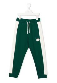 Emporio Armani Kids color-block track pants - Verde