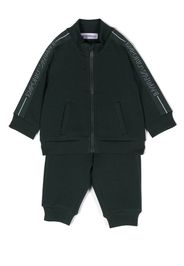 Emporio Armani Kids logo-tape tracksuit - Verde