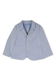 Emporio Armani Kids single-breasted blazer - Blu