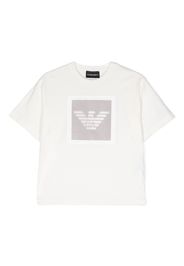 Emporio Armani Kids logo-print T-shirt - Toni neutri