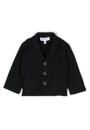 Emporio Armani Kids stretch-cotton knitted blazer - Blu