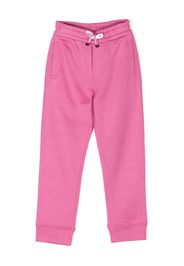 Emporio Armani Kids logo-print drawstring track pants - Rosa