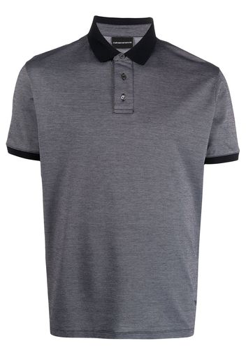 Emporio Armani Polo con colletto a contrasto - Nero